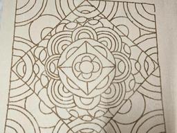 Hand Drawn Designs Using Protractor and Ruler~ Then turning them into Projects (2 versions here)